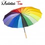 Didelis spalvotas skėtis RAINJOY su šilkografine spauda