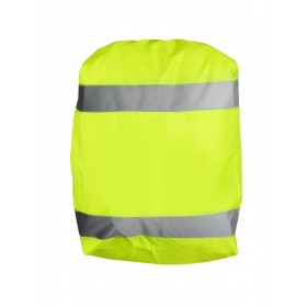 Šviesą atspindintis kuprinės užvalkalas YELLOW su logotipu